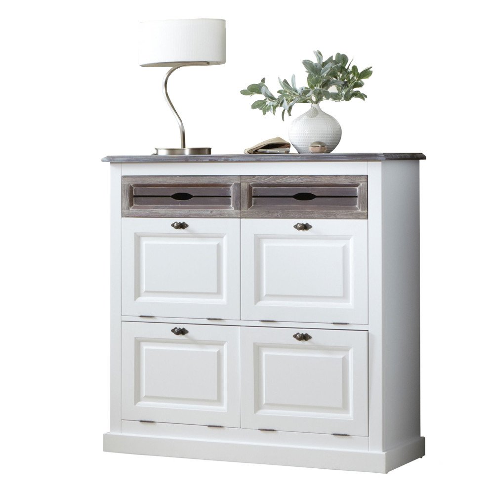 SHOE CABINET CABANA 4 DOOR+ 2 DRAWER - Larix Mobila